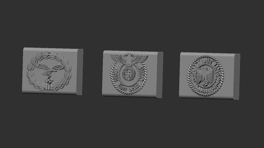 1:35 Belt buckles – Germany WWII