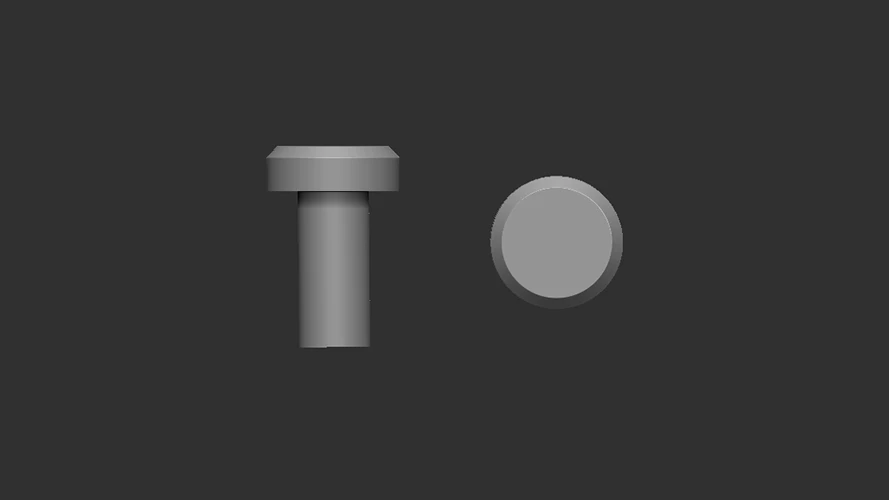 Flat Head Rivet 0.7 mm (1/72 - 1/48)